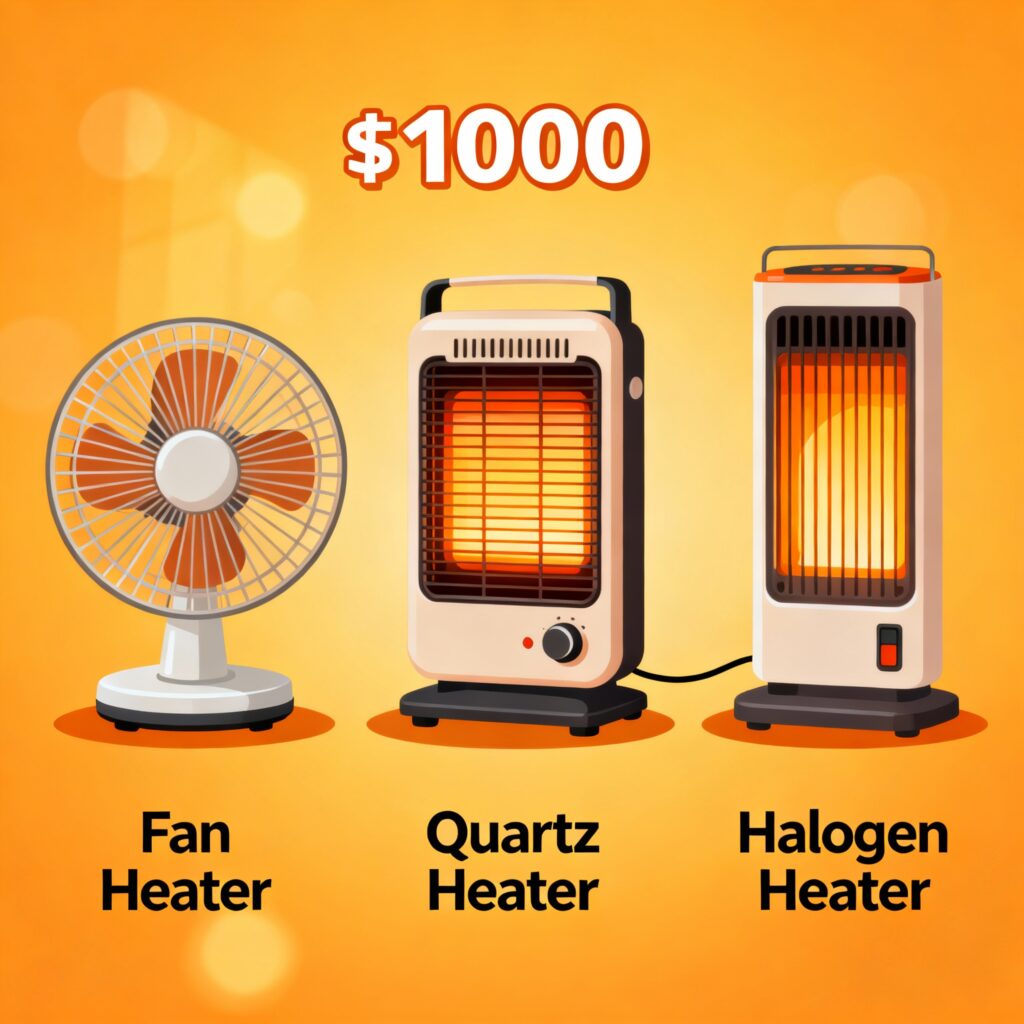 room heater price under 1000