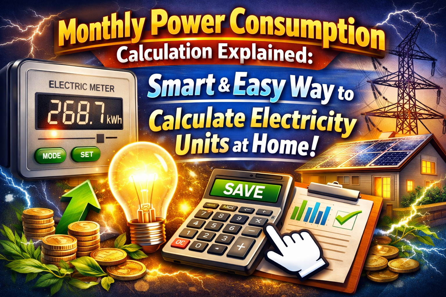 Monthly Power Consumption Calculation