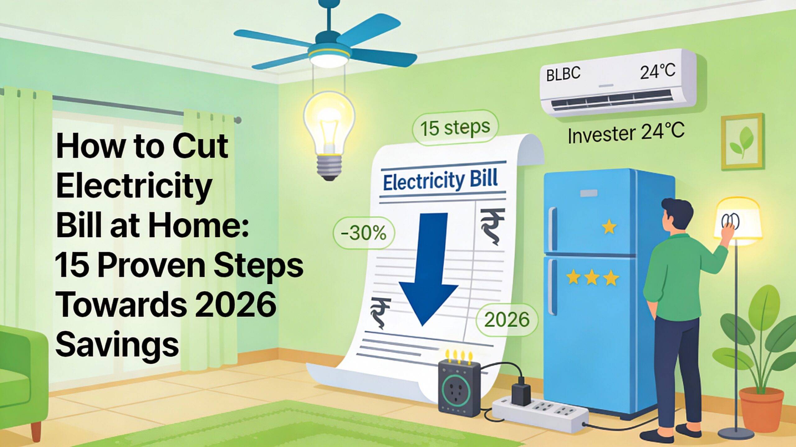 How to Reduce Electricity Bill in Home