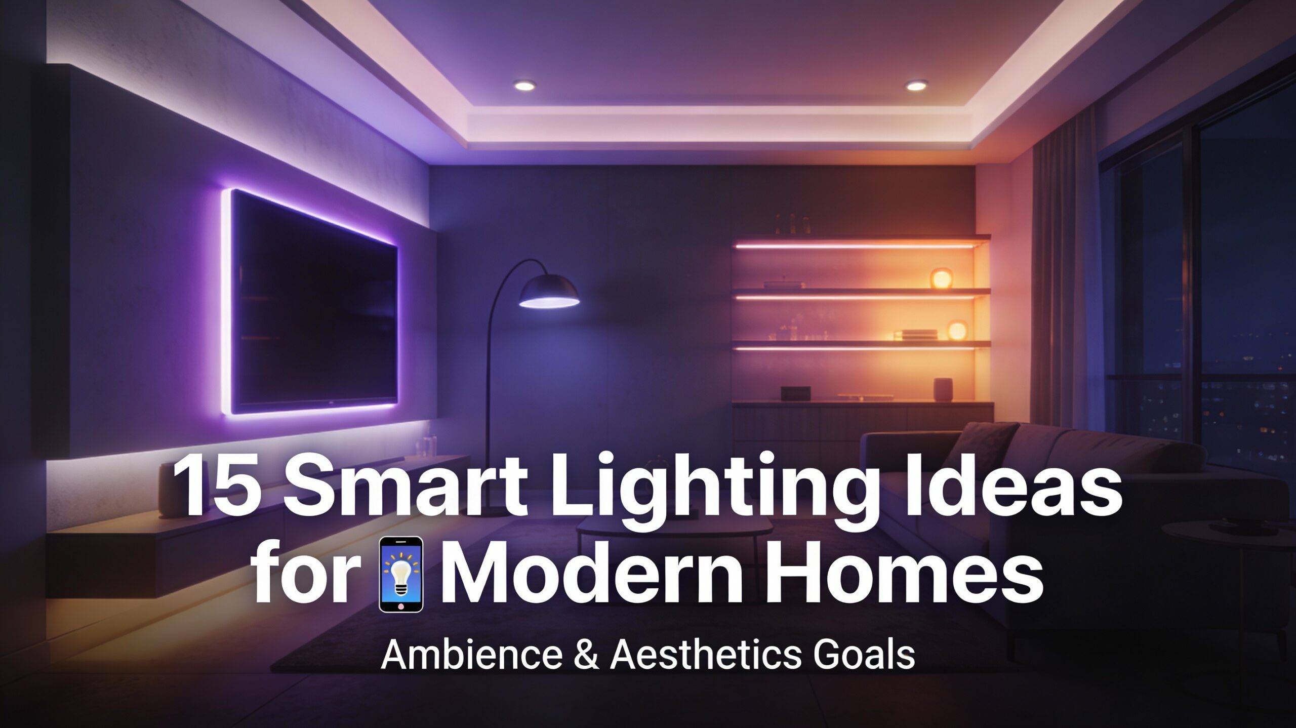 smart lighting ideas for modern homes