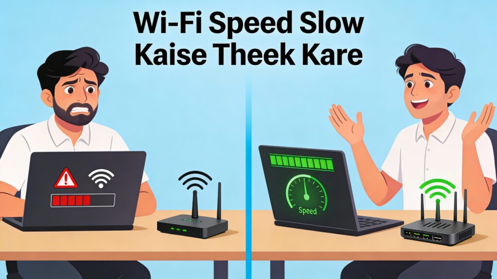 Wi-Fi speed slow kaise theek kare